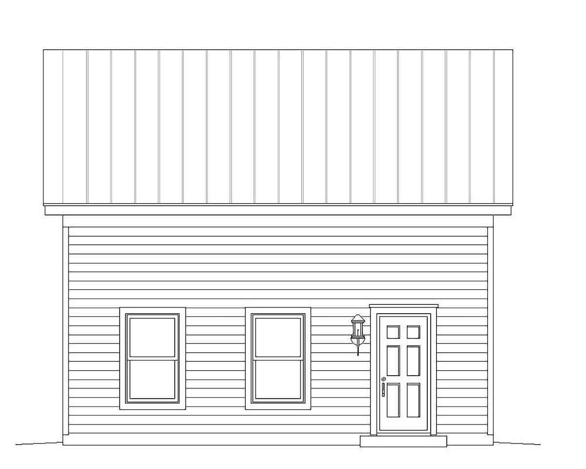 Garage Plan 51669 - 2 Car Garage Picture 2