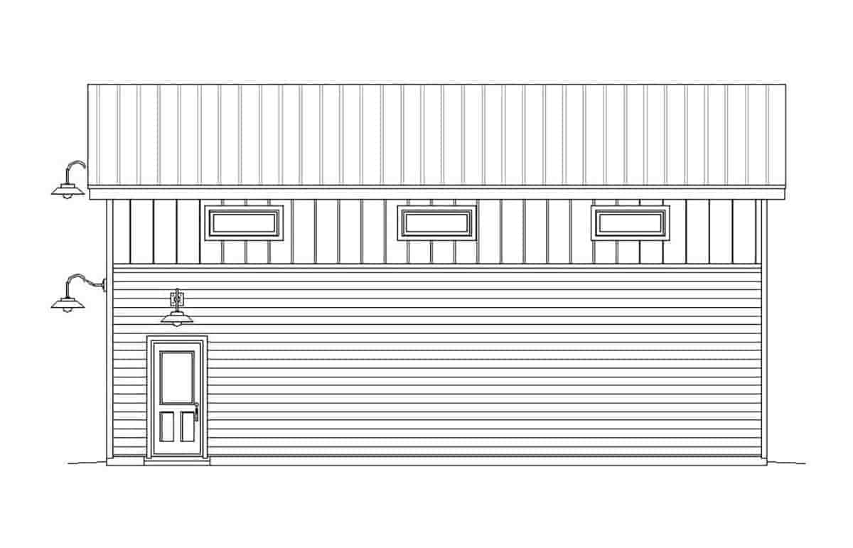 Garage Plan 51671 - 4 Car Garage Picture 1