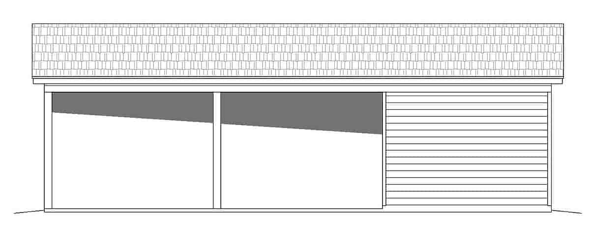 Garage Plan 51673 - 3 Car Garage Picture 1