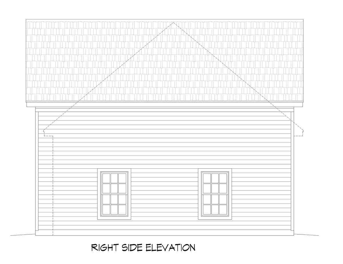 Garage Plan 51677 - 3 Car Garage Picture 1