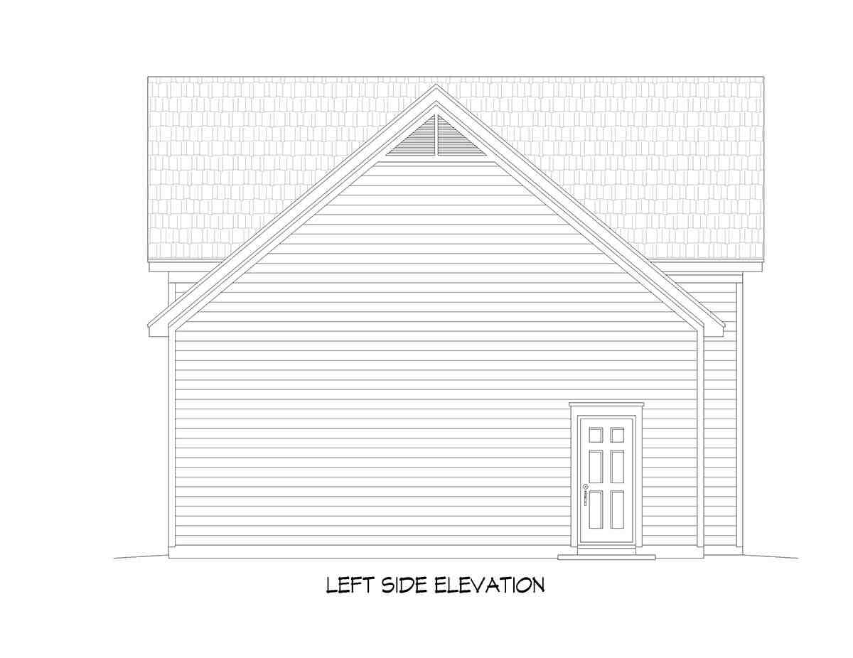 Garage Plan 51677 - 3 Car Garage Picture 2