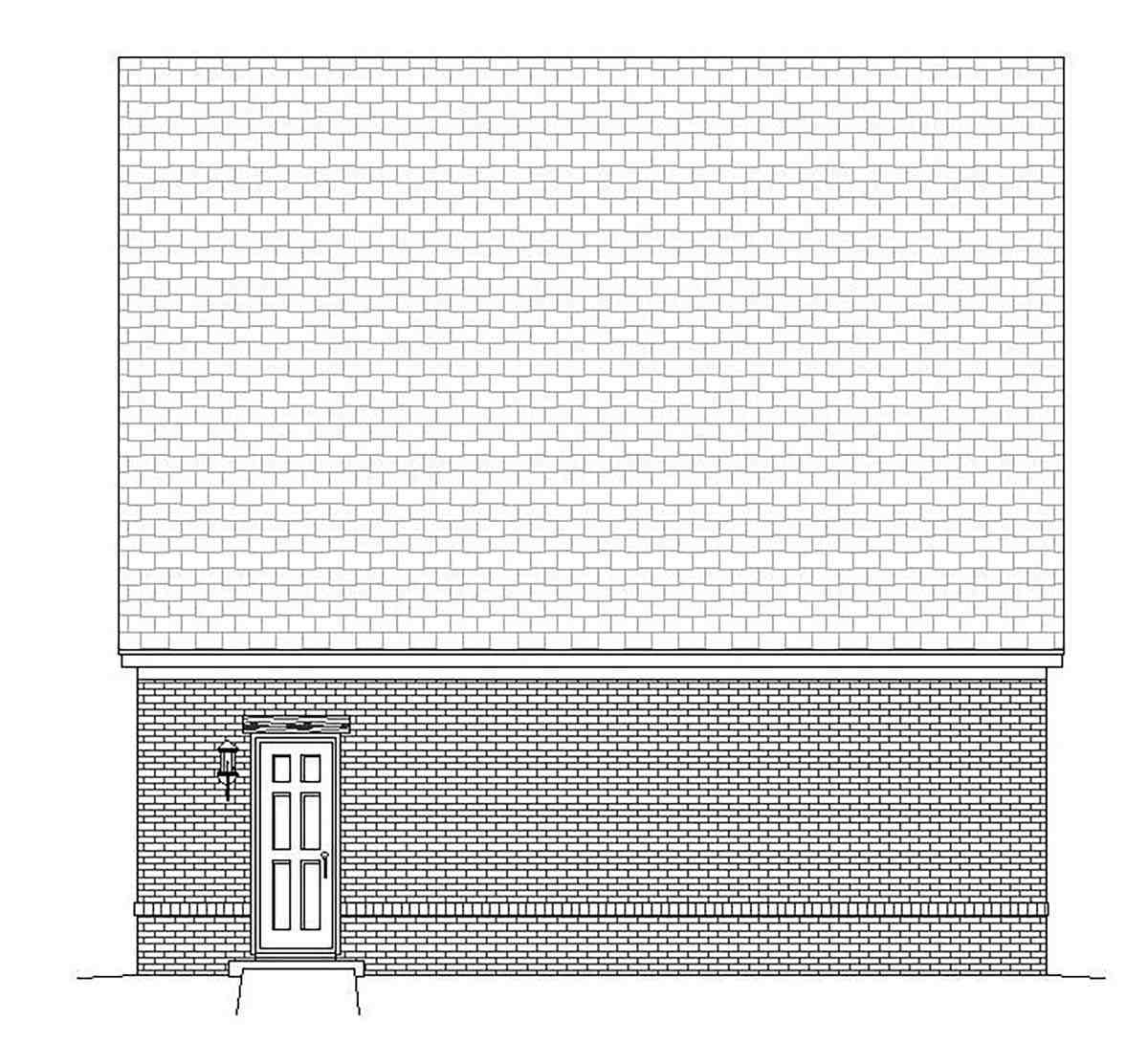 Garage Plan 51684 - 2 Car Garage Picture 1