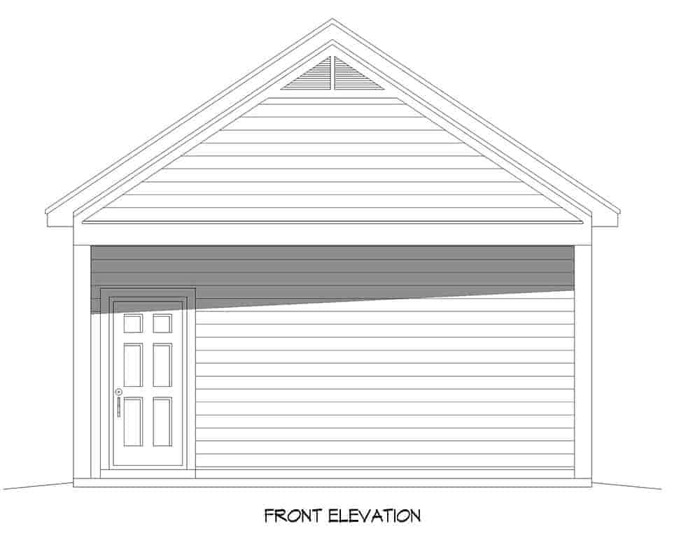 Garage Plan 52103 - 2 Car Garage Picture 3