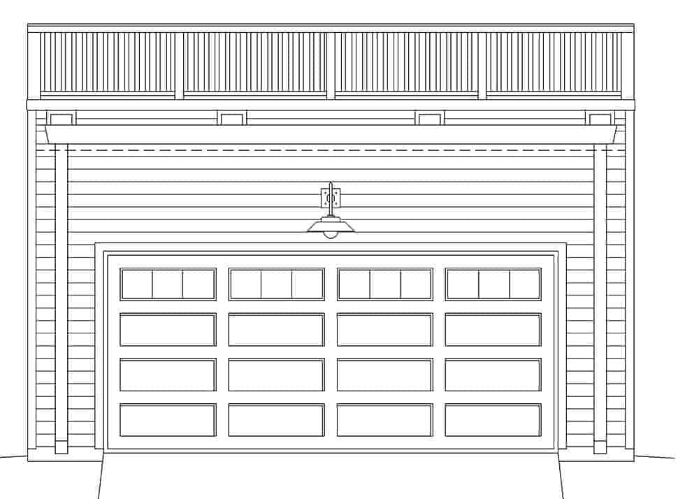 Garage Plan 52109 - 2 Car Garage Picture 3