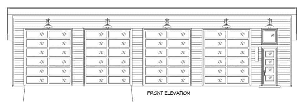 Garage-Living Plan 52141 Picture 3