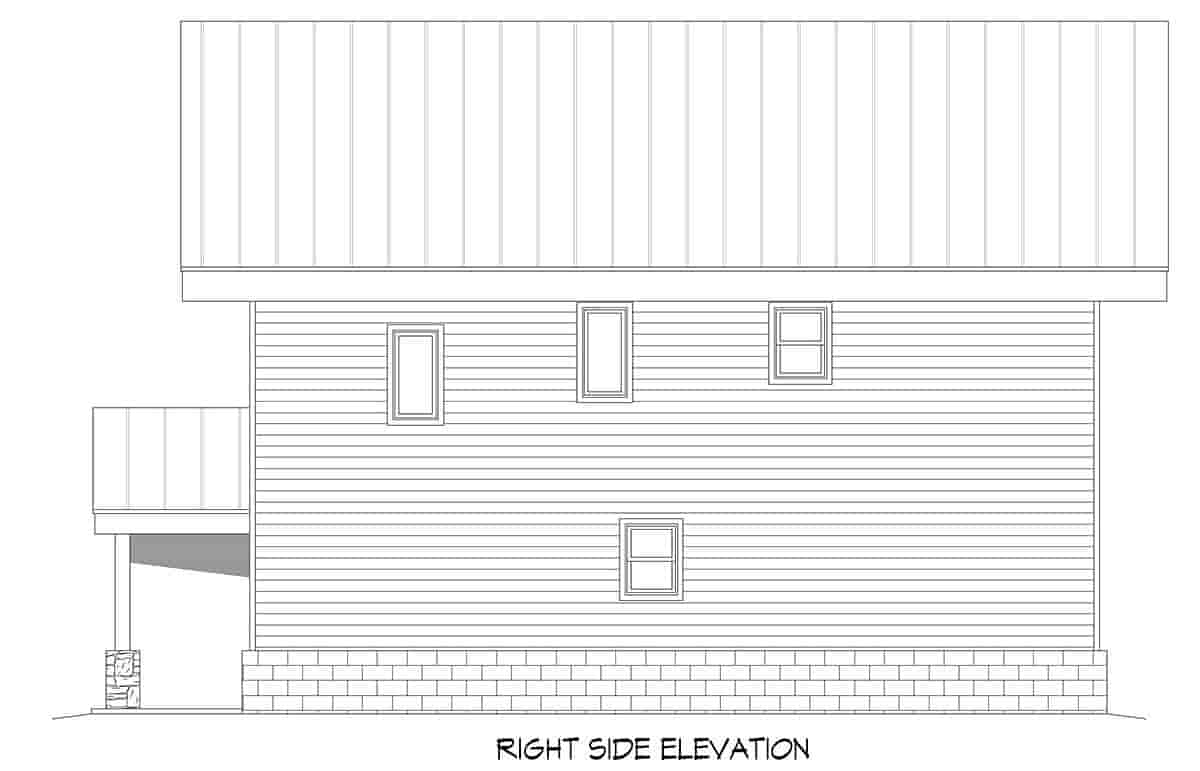 Garage-Living Plan 52157 Picture 1