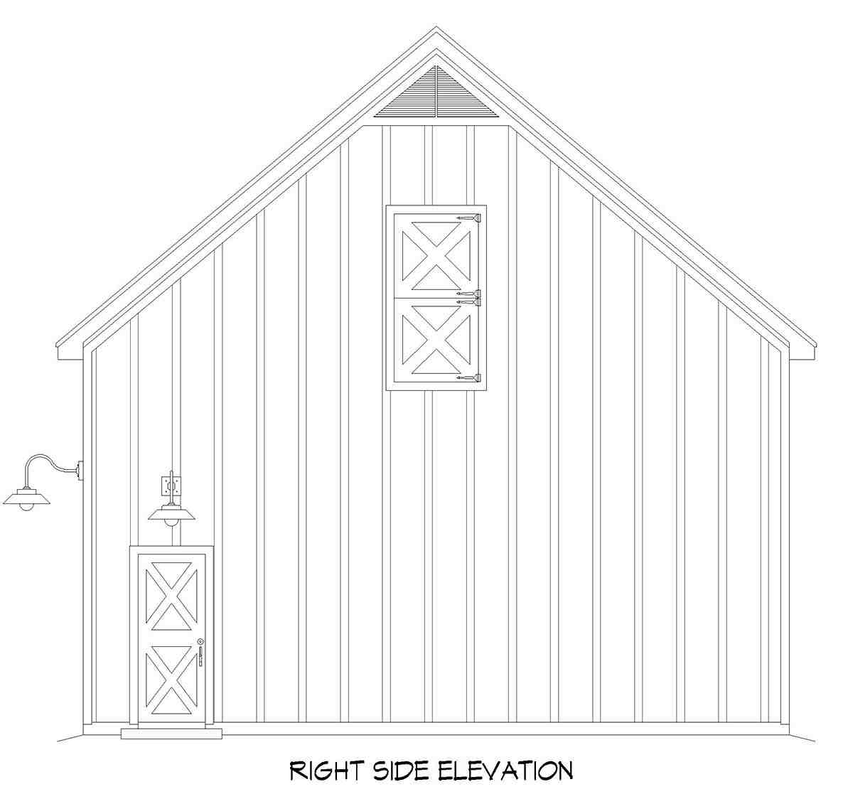 Garage Plan 52158 - 2 Car Garage Picture 1