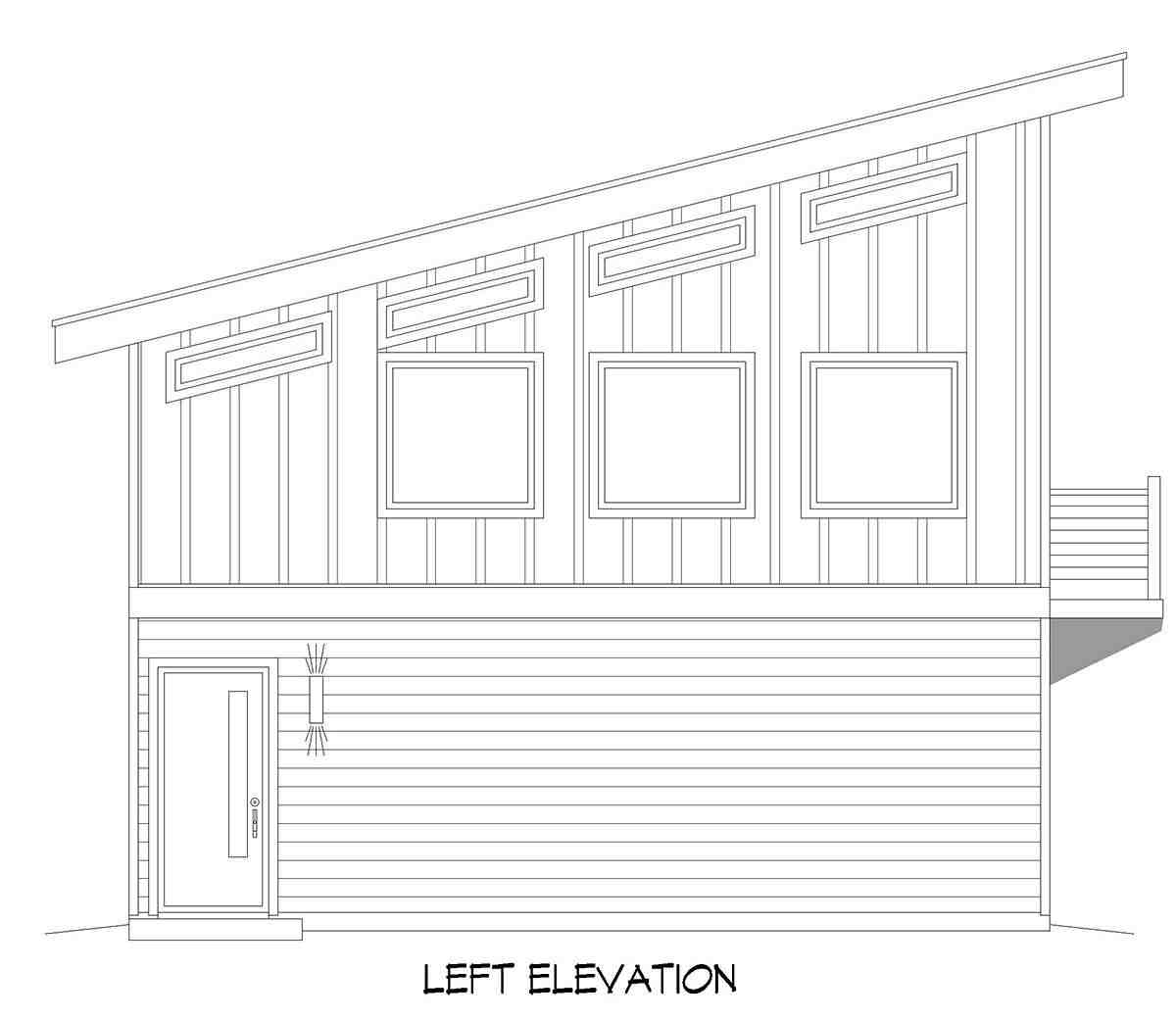 Garage-Living Plan 52160 Picture 2