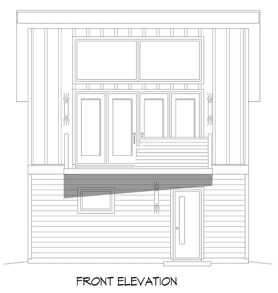 Garage-Living Plan 52160 Picture 3