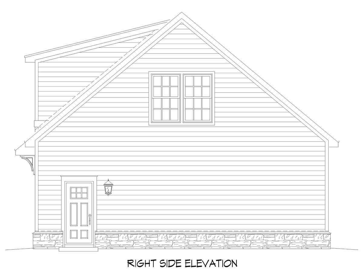 Garage Plan 52178 - 5 Car Garage Picture 1