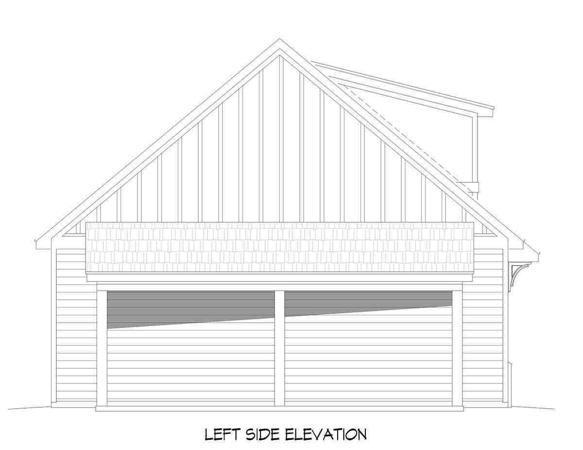 Garage Plan 52179 - 4 Car Garage Picture 2