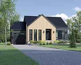 Plan 52842 - 1078 Square Feet