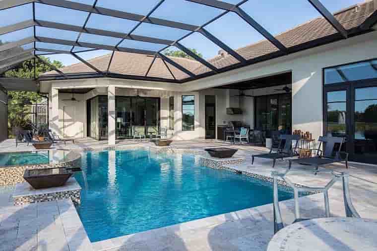 Florida, Mediterranean House Plan 52914 with 3 Bed, 5 Bath, 3 Car Garage Picture 11