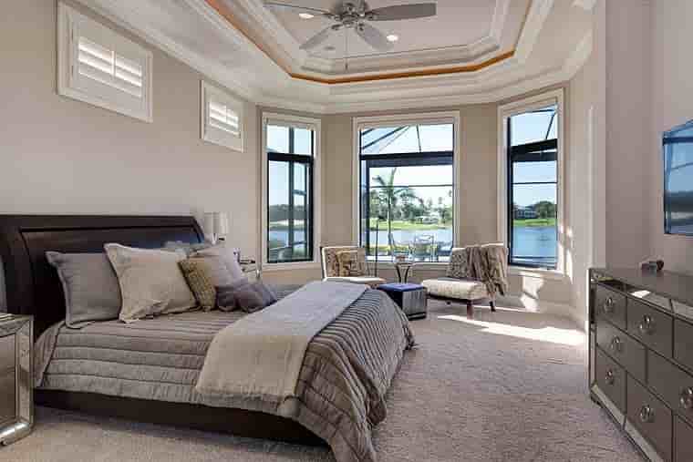 Florida, Mediterranean House Plan 52914 with 3 Bed, 5 Bath, 3 Car Garage Picture 7