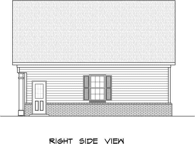 Garage Plan 58243 - 2 Car Garage Picture 2