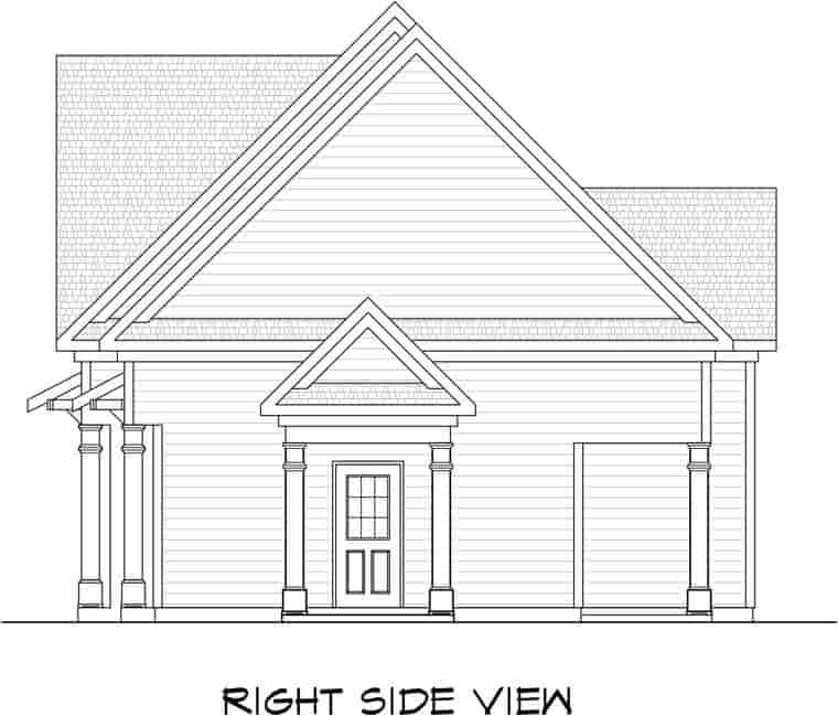 Garage Plan 58246 - 3 Car Garage Picture 2