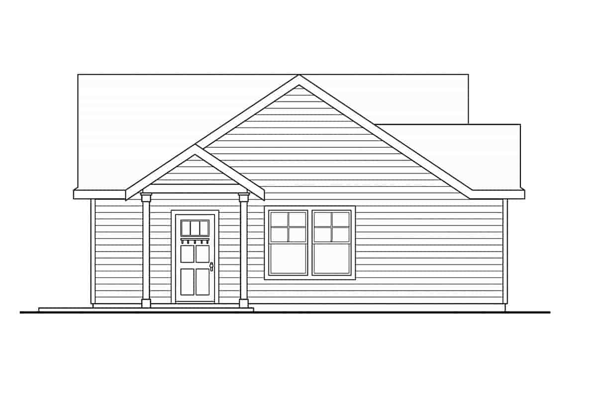 Garage Plan 59458 - 2 Car Garage Apartment Picture 1