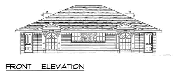 Multi-Family Plan 60815 Picture 3