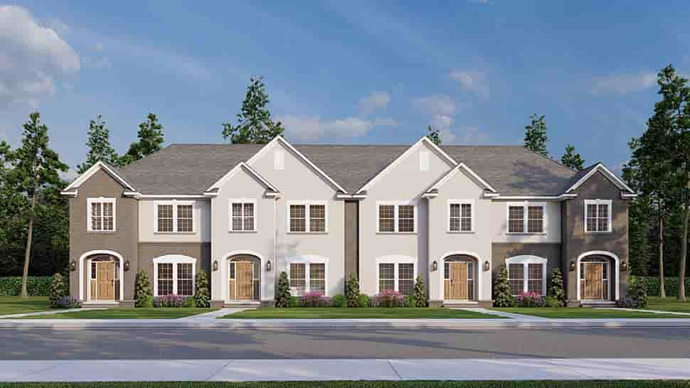 Multi-Family Plan 61158 Picture 3