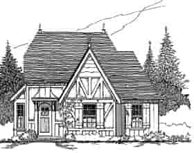 Plan 62415 - 922 Square Feet