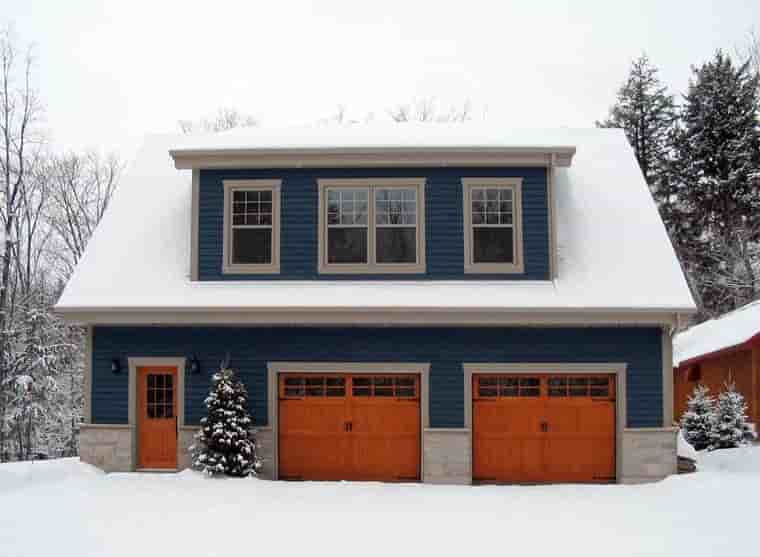 Garage Plan 64902 - 2 Car Garage Apartment Picture 1