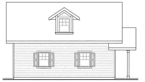 Garage Plan 69765 - 1 Car Garage Apartment Picture 1