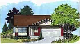 Plan 70527 - 1220 Square Feet