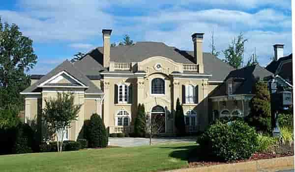 Plan 72123 | Greek Revival Style with 5 Bed, 5 Bath, 4 Car Garage