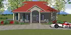 Plan 72375 - 701 Square Feet