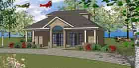 Plan 72379 - 723 Square Feet