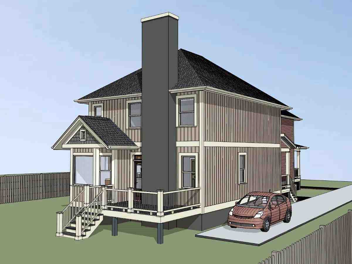 Multi-Family Plan 72792 Picture 2
