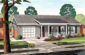 Plan 74017 - 972 Square Feet