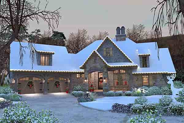 Cottage, Craftsman, Tuscan House Plan 75134 with 4 Bed, 4 Bath, 2 Car Garage Picture 57