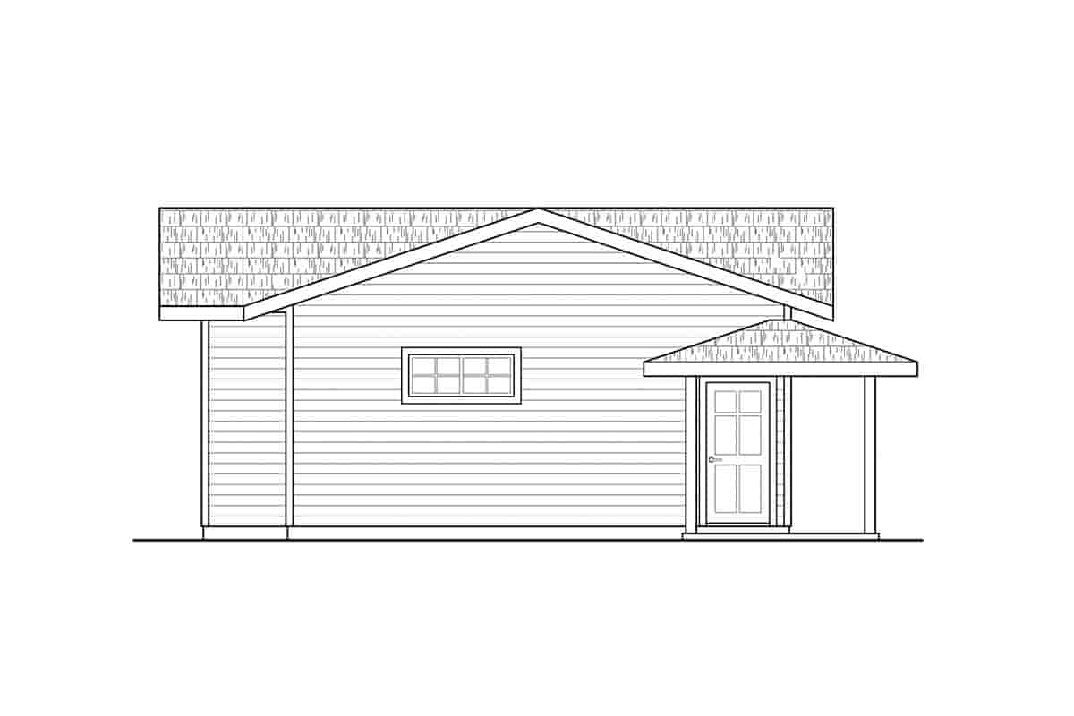 Garage Plan 78466 - 2 Car Garage Apartment Picture 1