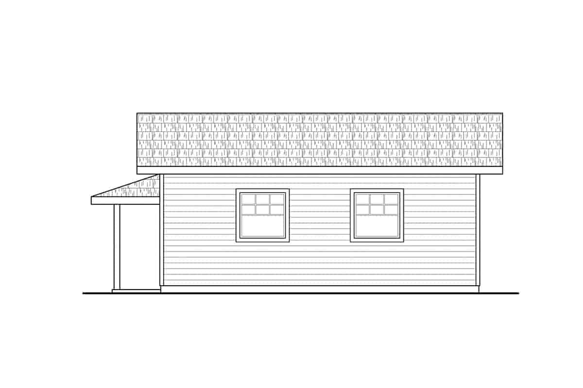 Garage Plan 78466 - 2 Car Garage Apartment Picture 2