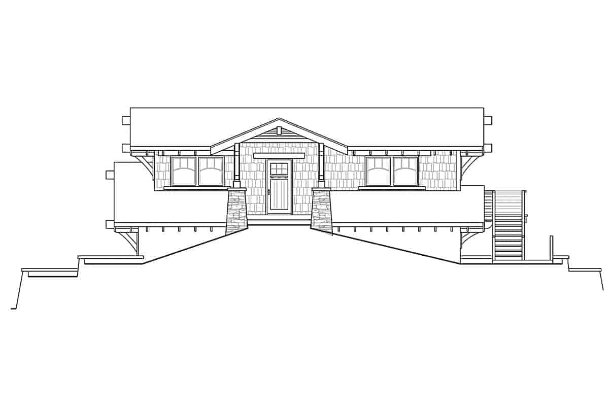 Garage Plan 78490 - 4 Car Garage Apartment Picture 1