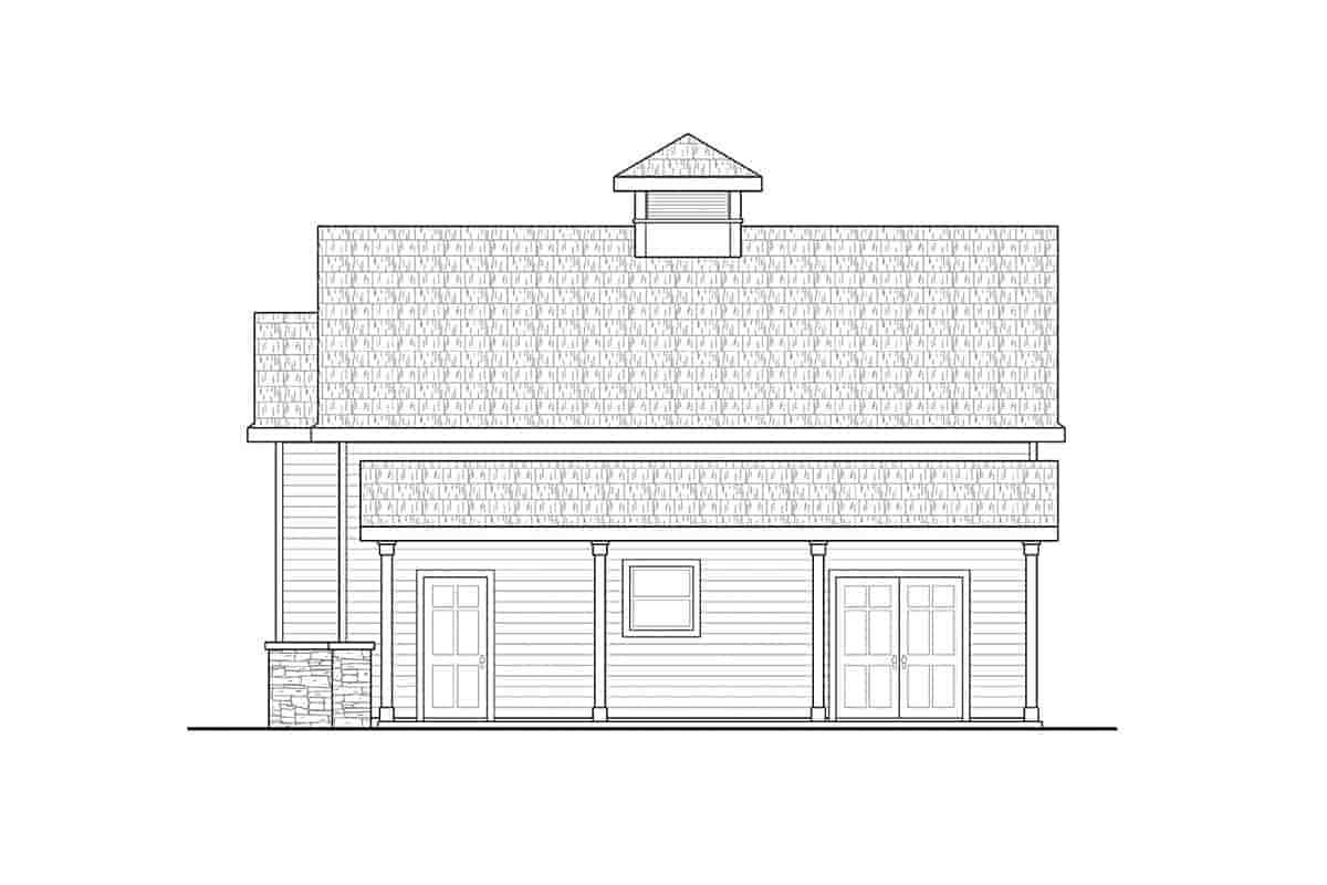 Garage Plan 78494 - 4 Car Garage Picture 1