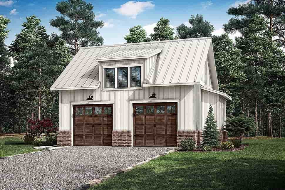 Garage Plan 80843 - 2 Car Garage Picture 4