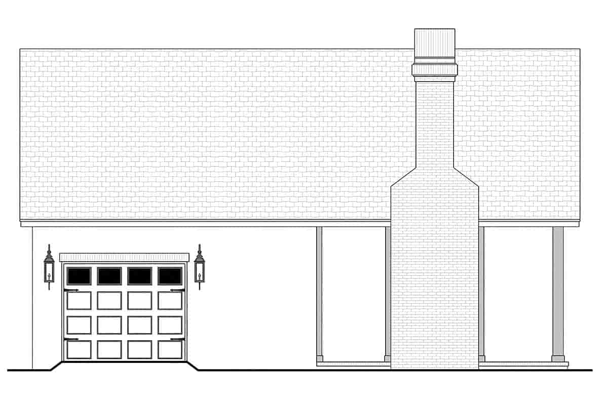 Garage-Living Plan 80886 Picture 2