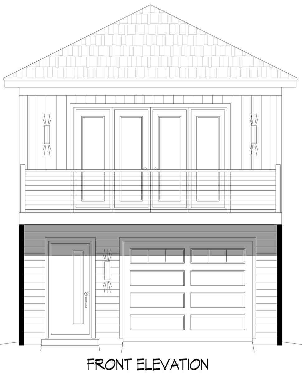 Garage-Living Plan 80902 Picture 3