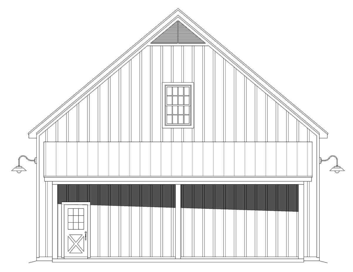 Garage Plan 80914 - 3 Car Garage Picture 1