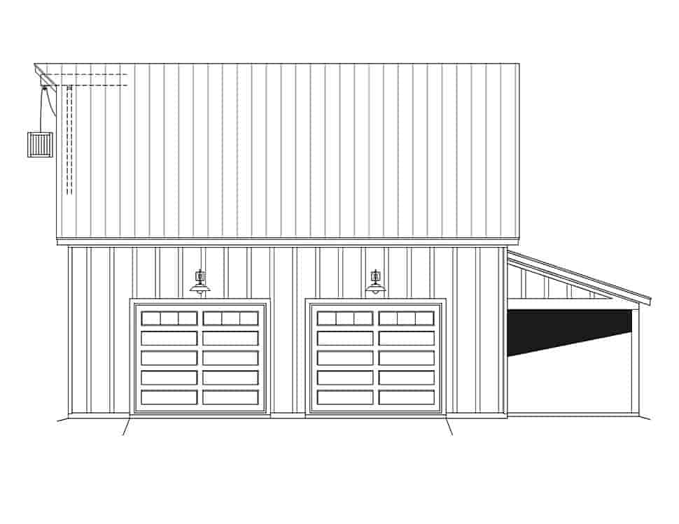 Garage Plan 80914 - 3 Car Garage Picture 3