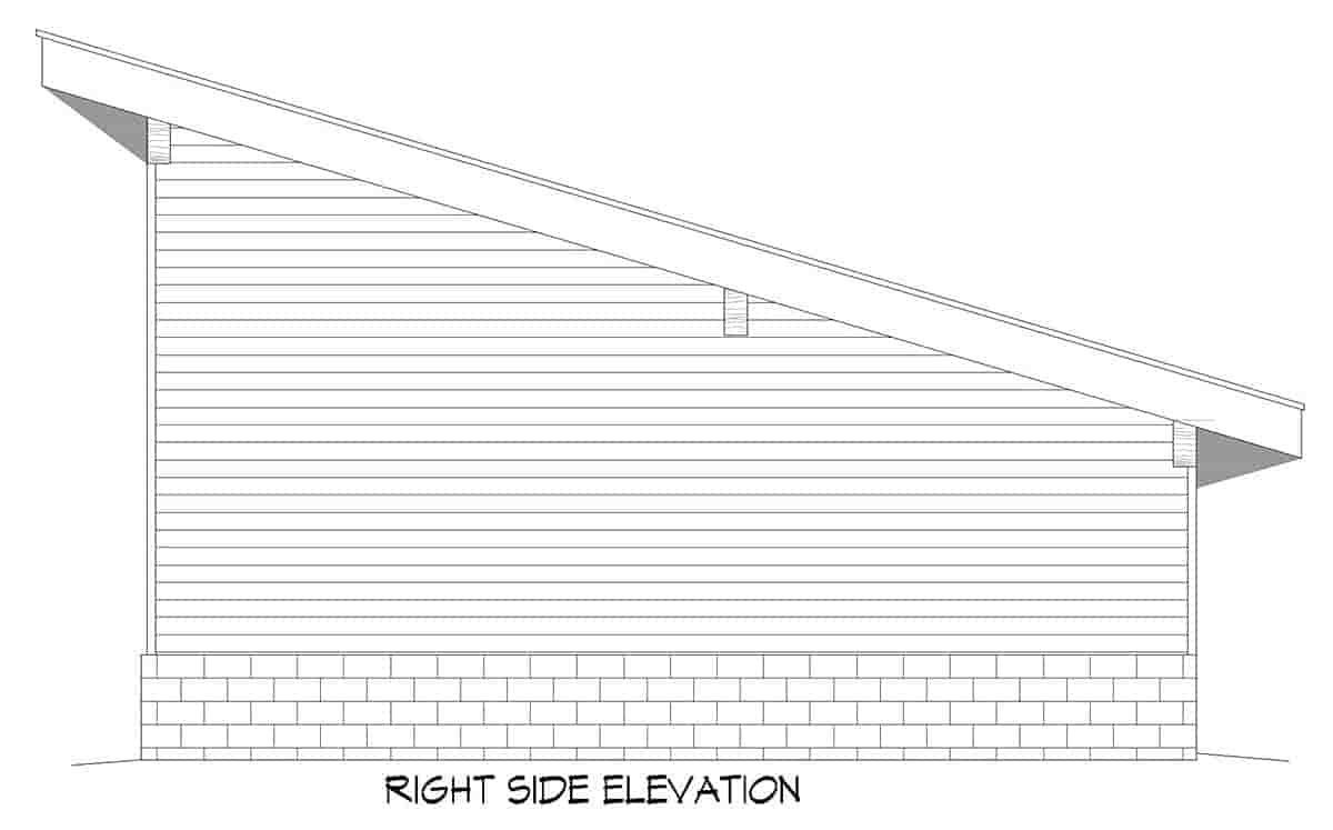 Garage Plan 80924 - 2 Car Garage Picture 1