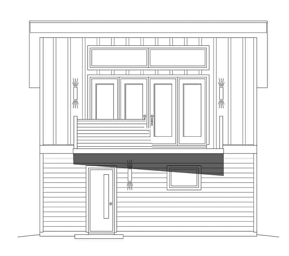 Garage-Living Plan 80935 Picture 3