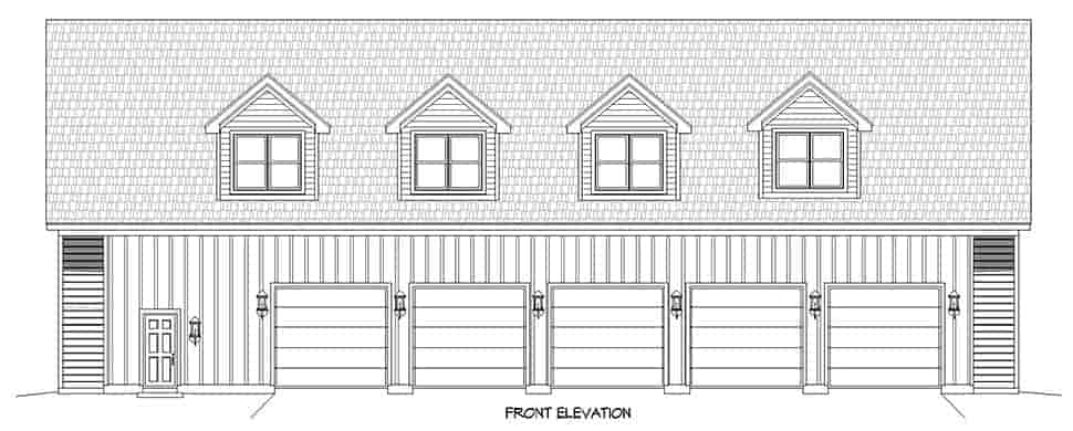 Garage-Living Plan 80969 Picture 3