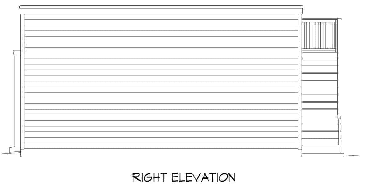 Garage Plan 80970 - 3 Car Garage Picture 1