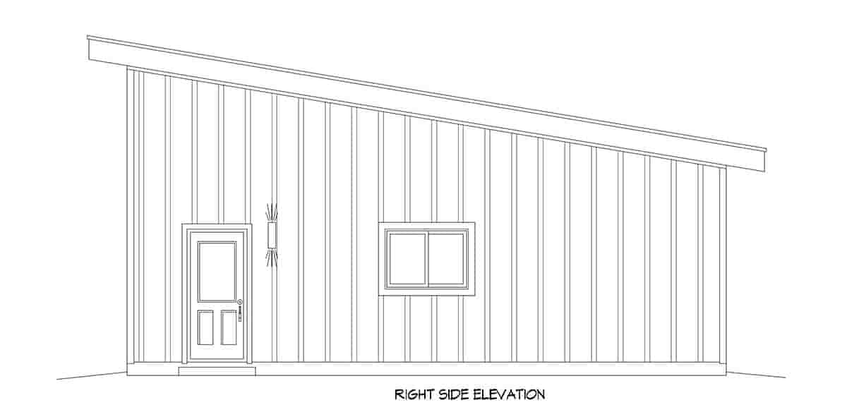 Garage Plan 80973 - 2 Car Garage Picture 1