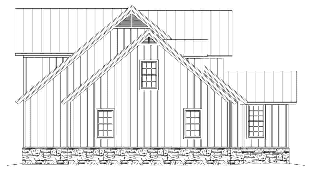Country, Farmhouse, Ranch, Traditional House Plan 80986 with 3 Bed, 3 Bath, 2 Car Garage Picture 2