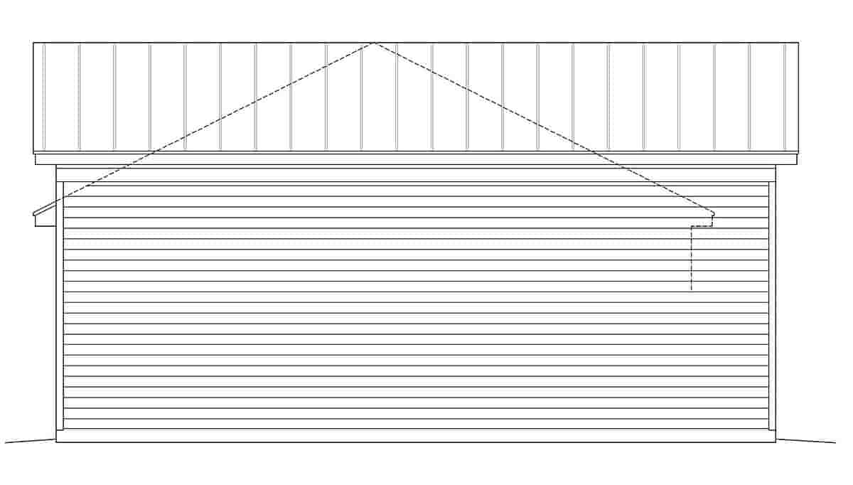 Garage Plan 80998 - 3 Car Garage Picture 1