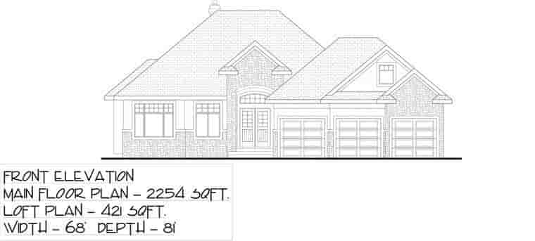 House Plan 81140 Picture 1